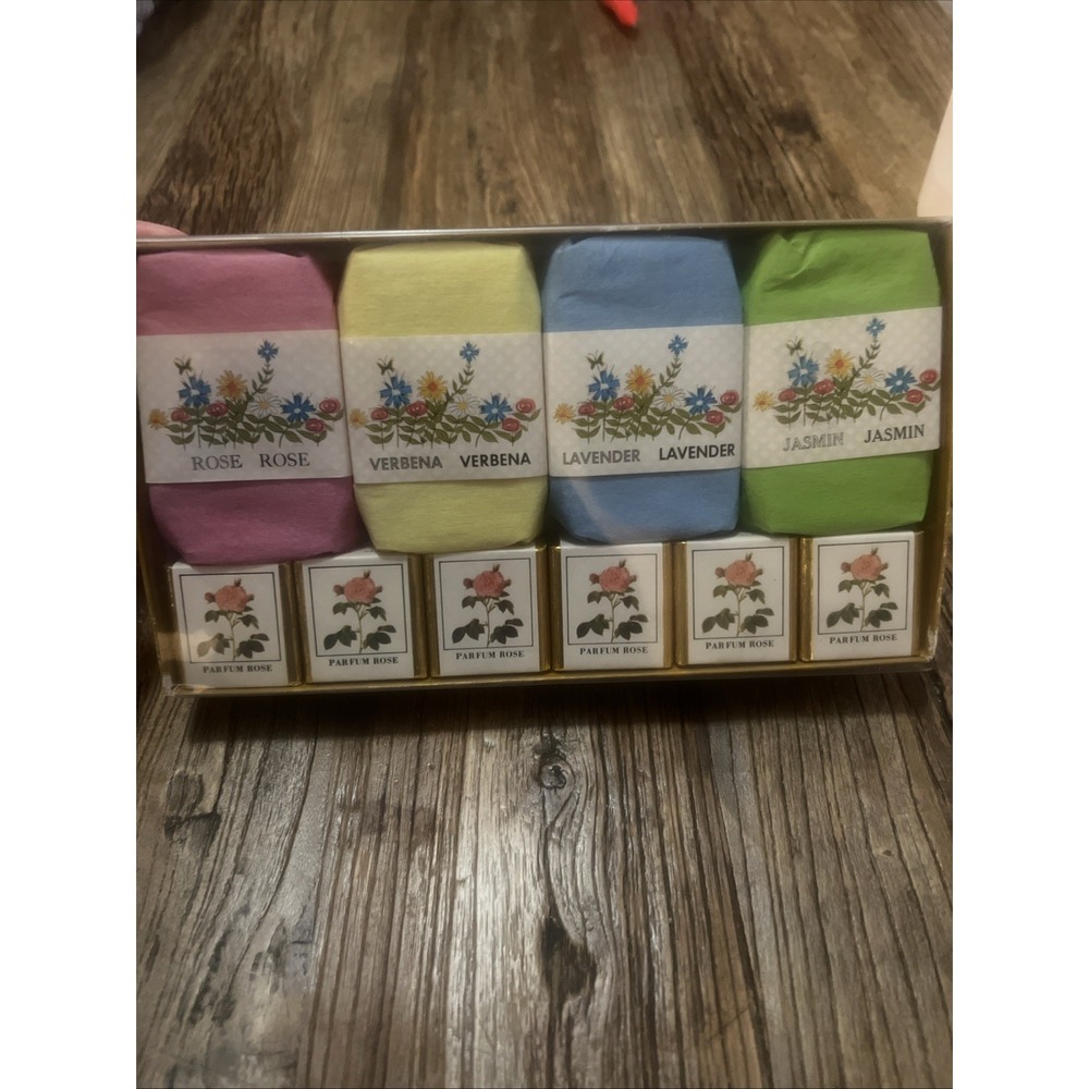 Ben‎ Rickert Soaps Luxury Perfumed Cakes Vintage Box Bath Cubes Gift Set